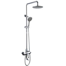 Water Saving Chrome Rain Shower Set With Spout